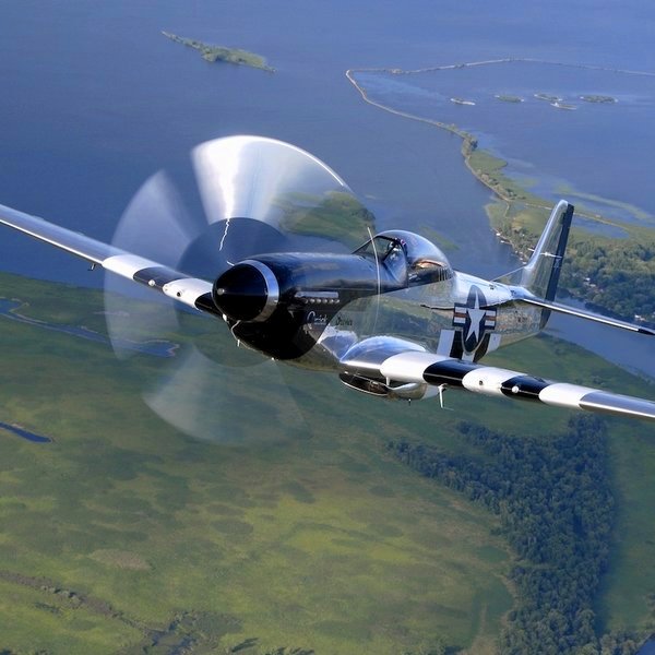 История, самолёт, путешествия, авиация, Энтузиасты показали мир глазами пилота истребителя P-51 Mustang